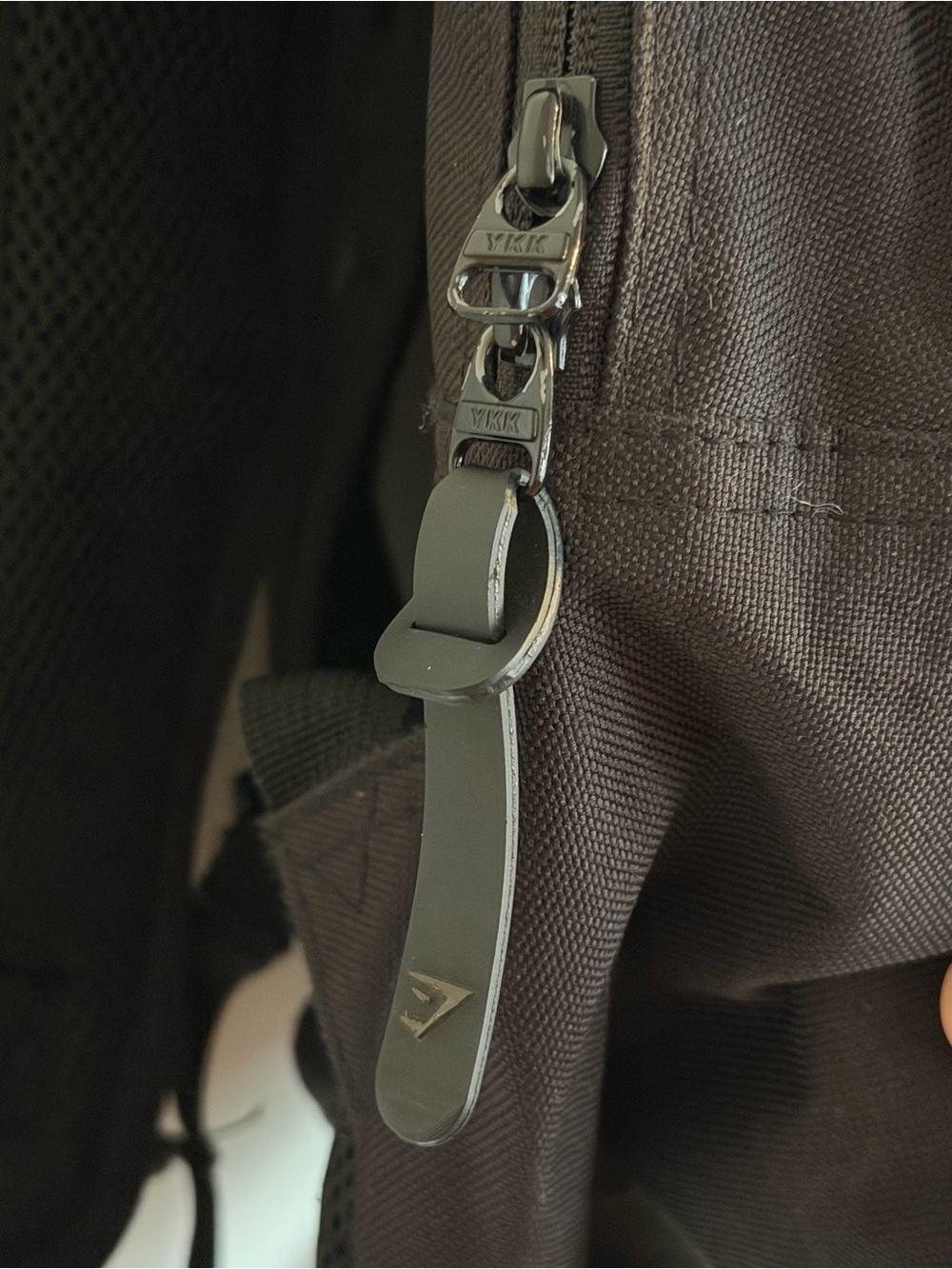 Gymshark Black Minimalist Backpack with White Logo - Picture 2 of 7